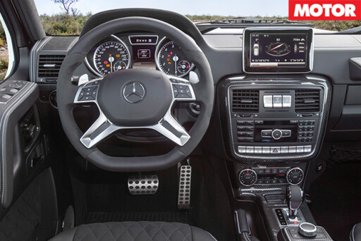 2016 Mercedes-G500 4x4 squared interior