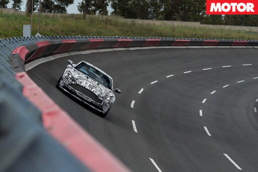 Aston Martin DB11 prototype driving