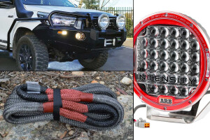 New 4x4 Gear ARB Intensity V2 Ironman 4x4 Hilux Bullbar Carbon Offroad recovery rope