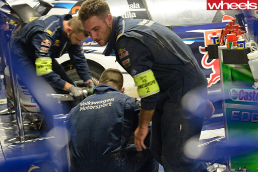 Callum -Colquhoun -working -on -WRC-Racing -mechanic