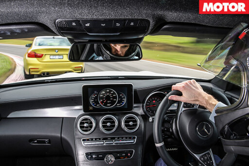 Mercedes -AMG-C63-S-Coupe -vs -BMW-M4-Competition -drive