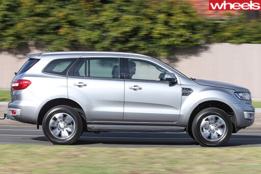 2017-Ford -Everest -RWD-side -driving