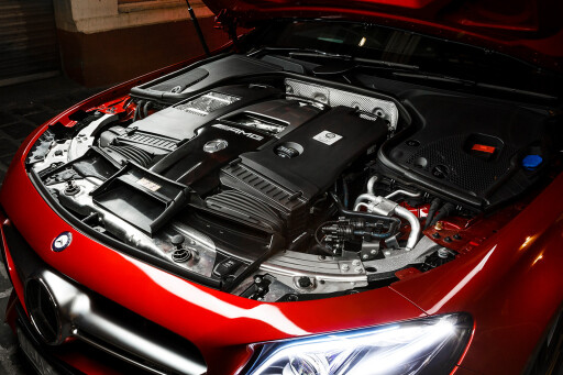 2017 MercedesAMG E63 S engine