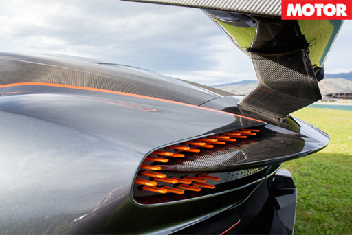 Aston Martin Vulcan -rear and lights