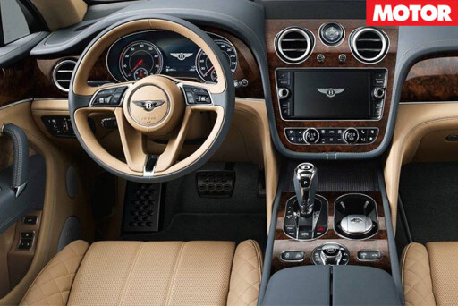 Bentley bentayga interior