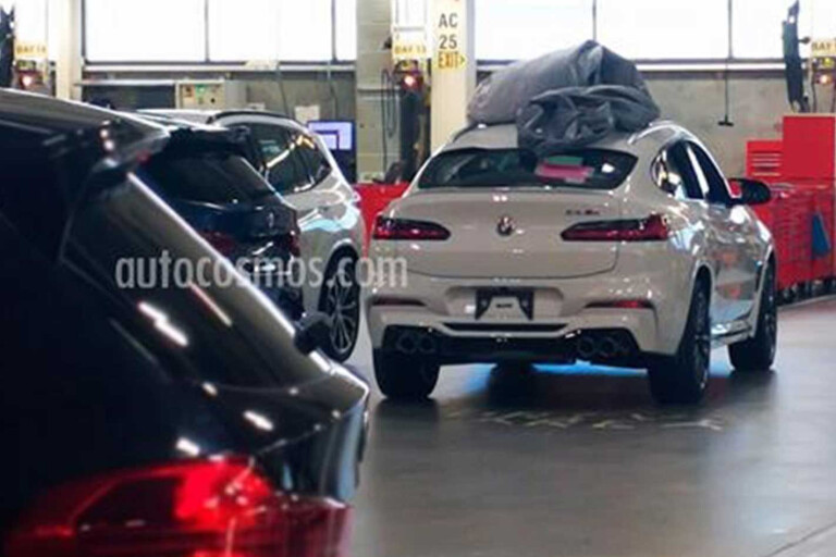 BMW X4 M spied in factory