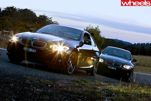 BMW-330d -vs -335i -driving