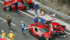 Ferrari crash japan 201l, accident