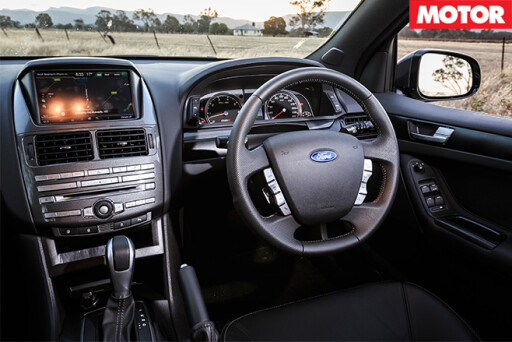 Ford G6E Turbo interior