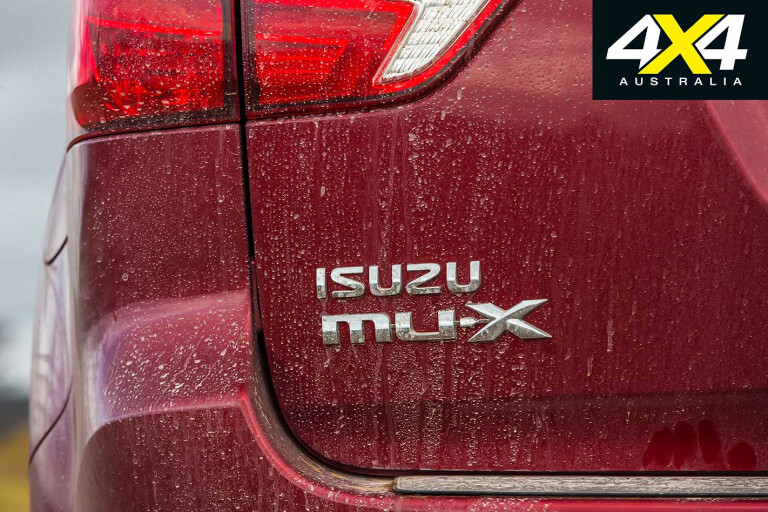 2018 Isuzu MU X Rear Badge Jpg