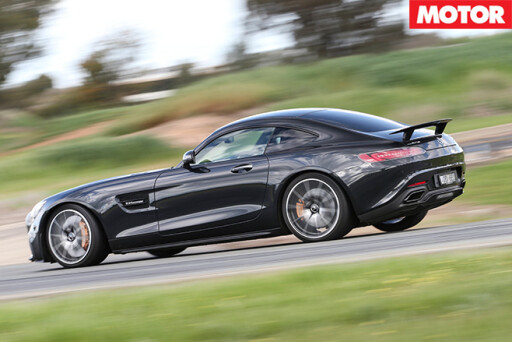 Mercedes-AMG GT S side driving