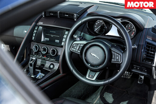 Jaguar F-type r awd interior