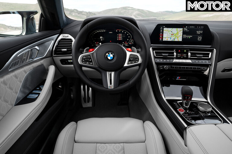 BMW M8 Gran Coupe dash