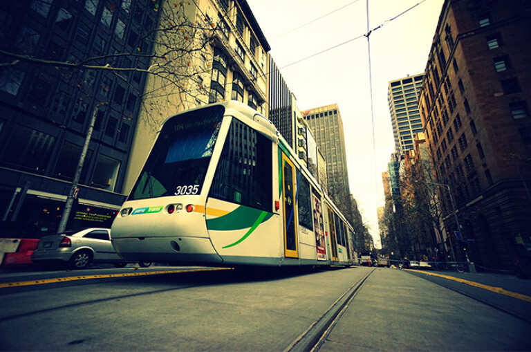 Mercedes S Class Autonomous Tram Melbourne Jpg