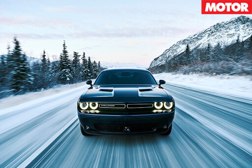 Dodge Challenger gets AWD option driving front